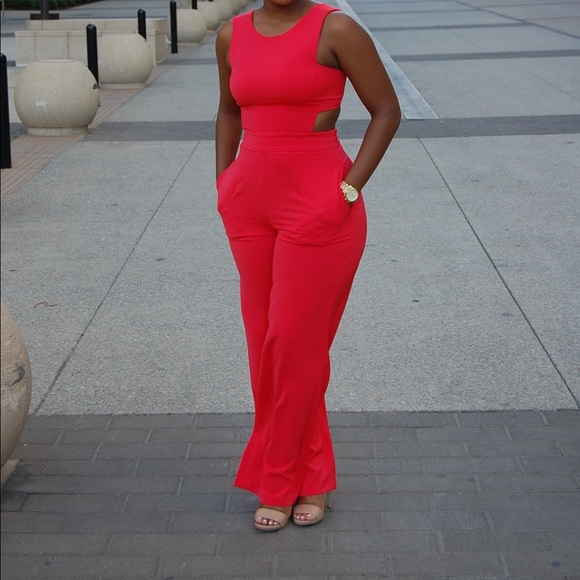 express cut out side jumpsuit